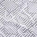 Cotton Modern Geometric Jacquard Plush Absorbent Hand Towel Set of 6