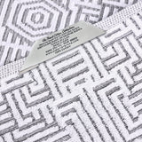 Cotton Modern Geometric Jacquard Plush Absorbent Hand Towel Set of 6