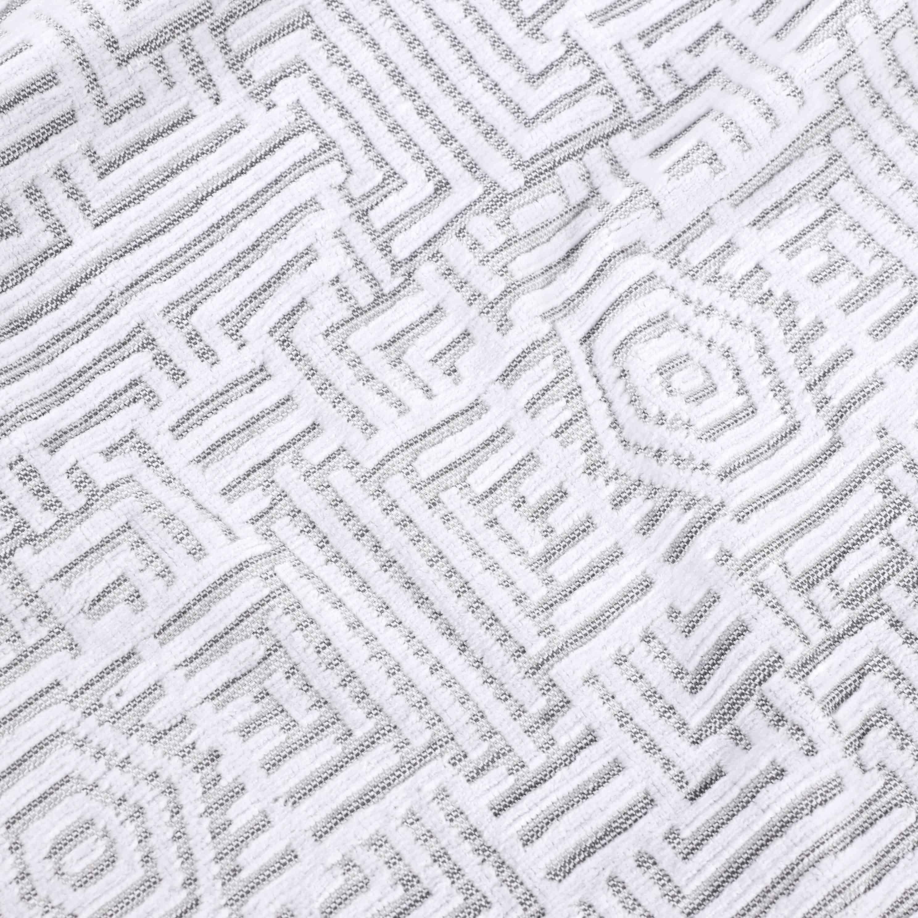 Cotton Modern Geometric Jacquard Plush Absorbent Hand Towel Set of 6