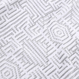 Cotton Modern Geometric Jacquard Plush Absorbent Hand Towel Set of 6