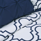 Cotton Modern Geometric Valencia Set with Button Closure