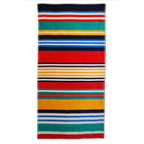 Cotton Multicolored Striped Oversized 2 Piece Beach Towel