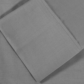 Cotton Percale 300 Thread Count Solid 2 Piece Pillowcase Set