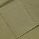 Cotton Percale 300 Thread Count Solid 2 Piece Pillowcase Set
