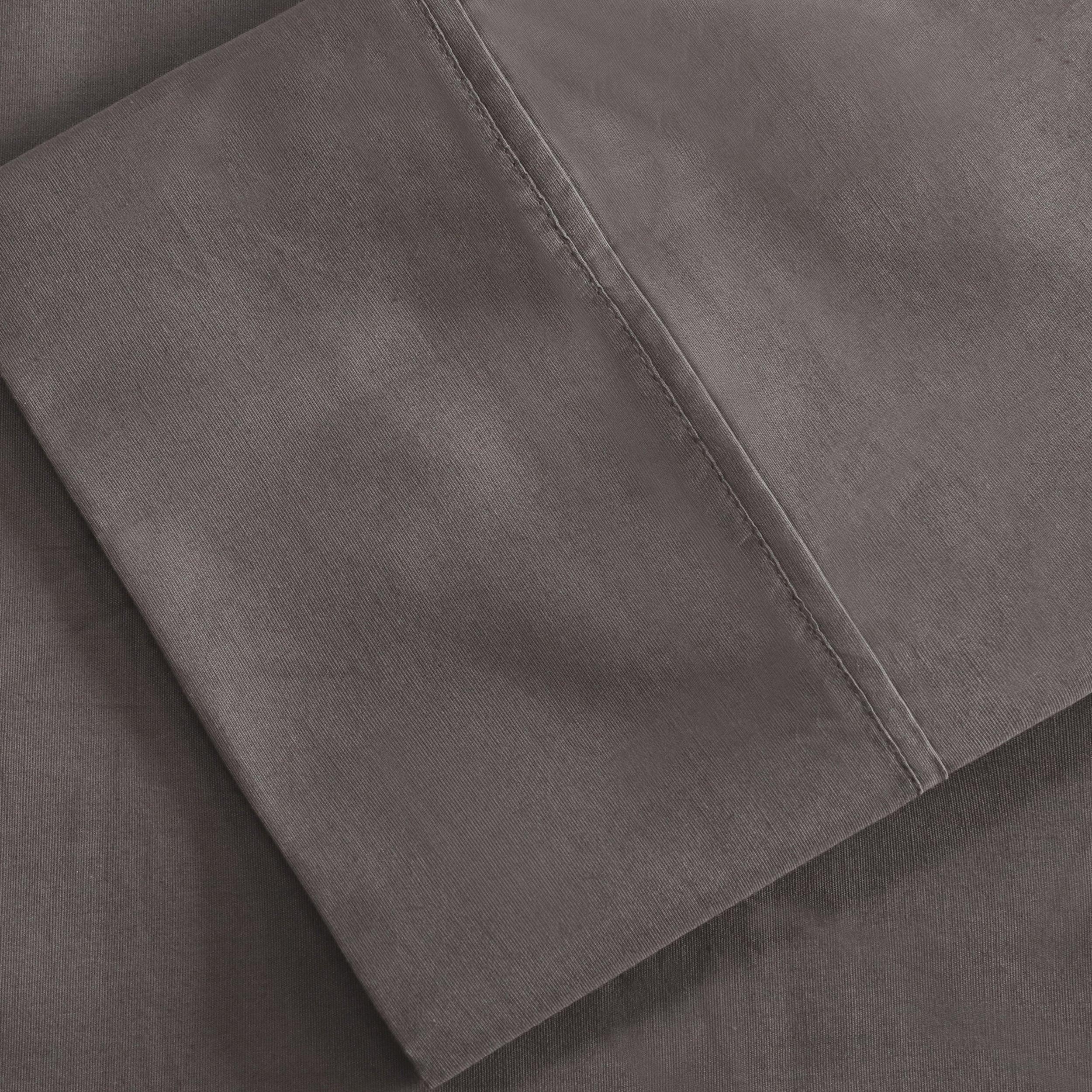 Cotton Percale 300 Thread Count Solid 2 Piece Pillowcase Set