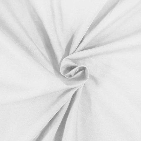 Cotton Percale 300 Thread Count Solid 2 Piece Pillowcase Set