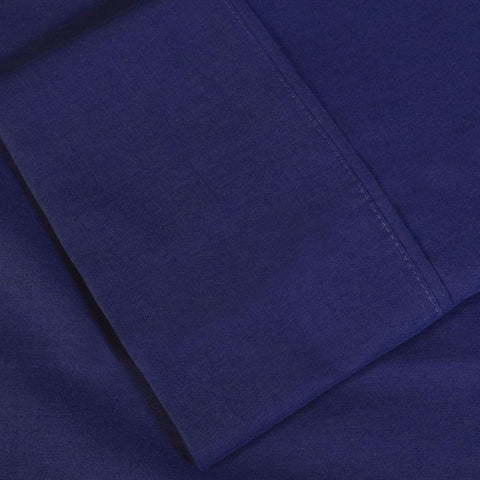 Cotton Percale 300 Thread Count Solid 2 Piece Pillowcase Set