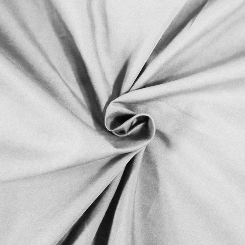 Cotton Percale 300 Thread Count Solid 2 Piece Pillowcase Set