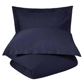 Cotton Percale Modern Traditional Duvet Cover Set