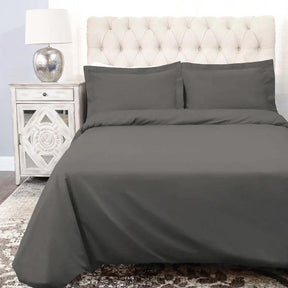 Cotton Percale Modern Traditional Duvet Cover Set