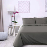 Cotton Percale Modern Traditional Duvet Cover Set
