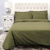 Cotton Percale Modern Traditional Duvet Cover Set