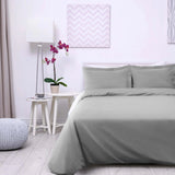 Cotton Percale Modern Traditional Duvet Cover Set