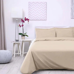 Cotton Percale Modern Traditional Duvet Cover Set