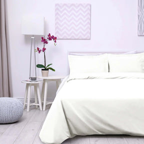 Cotton Percale Modern Traditional Duvet Cover Set