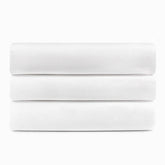 Cotton Rich Percale Hotel Quality Fitted Bed Sheets, Set of 3, 6, 12