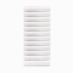 Cotton Rich Percale Hotel Quality Flat Bed Sheets Set Of 3, 6, 12