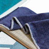 Cabana Striped Cotton Standard Size Chaise Lounge Chair Cover Set