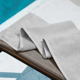 Cabana Striped Cotton Standard Size Chaise Lounge Chair Cover Set