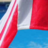 Cabana Striped Cotton Standard Size Chaise Lounge Chair Cover Set