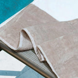 Cabana Striped Cotton Standard Size Chaise Lounge Chair Cover Set