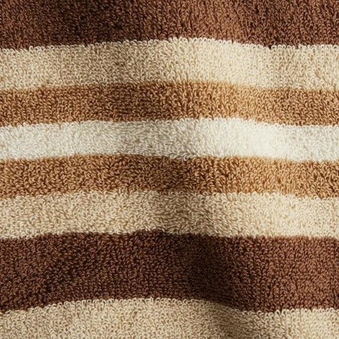 Cotton Striped Medium Weight 2 Piece Bath Sheet Set