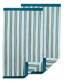 Cotton Striped Medium Weight 2 Piece Bath Sheet Set