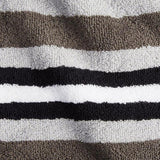 Cotton Striped Medium Weight 2 Piece Bath Towel Set