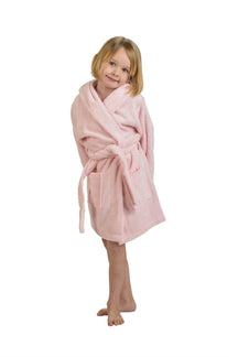 Cotton Terry Bath Robe Boys Girls Kids Unisex Hooded Bathrobe