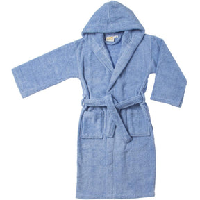 Cotton Terry Bath Robe Boys Girls Kids Unisex Hooded Bathrobe