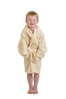 Cotton Terry Bath Robe Boys Girls Kids Unisex Hooded Bathrobe