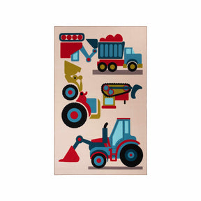 Country Trucking Non-Slip Kids Indoor Washable Area Rug