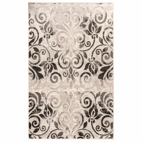 Cuenlino Distressed Damask Transitional Area Rug Or Runner