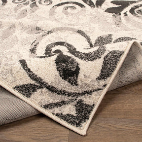 Cuenlino Distressed Damask Transitional Area Rug Or Runner