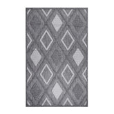 Daelyn Diamond Lattice Area Rug Modern Indoor Outdoor Rugs