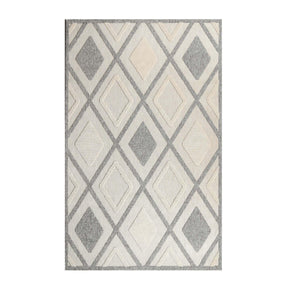 Daelyn Diamond Lattice Area Rug Modern Indoor Outdoor Rugs