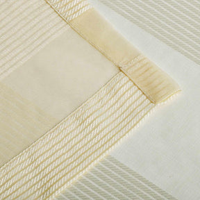 Dalisto Braided Rope Textured Grommet Sheer Curtain Set of 2