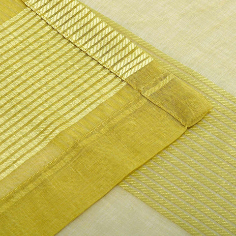 Dalisto Braided Rope Textured Grommet Sheer Curtain Set of 2