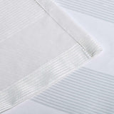 Dalisto Braided Rope Textured Grommet Sheer Curtain Set of 2