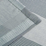 Dalisto Braided Rope Textured Grommet Sheer Curtain Set of 2