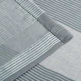 Dalisto Braided Rope Textured Grommet Sheer Curtain Set of 2