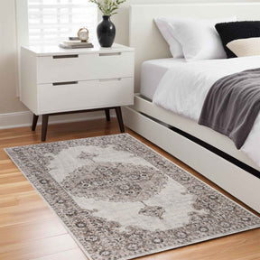 Demelza Vintage Traditional Oriental Medallion Indoor Area Rug or Runner