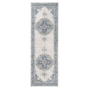 Demelza Vintage Traditional Oriental Medallion Indoor Area Rug or Runner