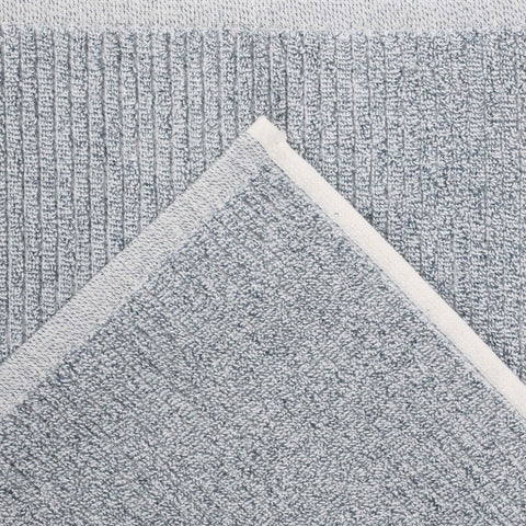 Destin Cotton Blend Medium Weight Ribbed Bath Sheets, Set of 2