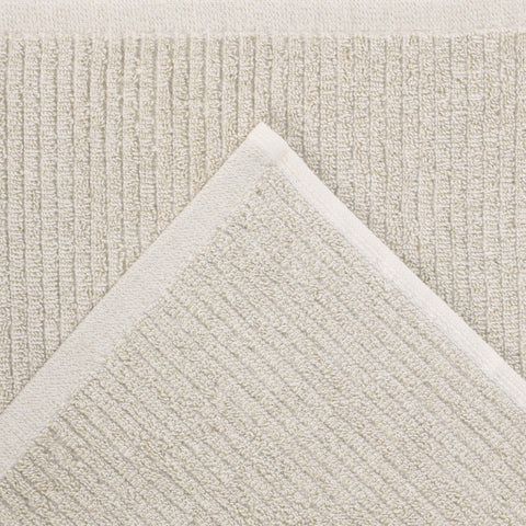 Destin Cotton Blend Medium Weight Textured Ribbed 12 Piece Towel Set