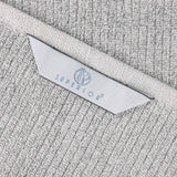 Destin Cotton Blend Medium Weight Textured Ribbed 9 Piece Towel Set