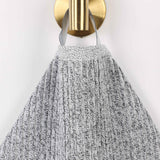 Cotton Blend Medium Weight Ribbed Bath Towel Set of 2
