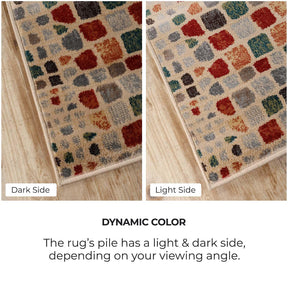 Dexter Abstract Cobblestone Indoor Area Rug 8x10