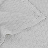 100% Cotton Thermal Blanket – Diamond Weave All-Season, Lightweight & Breathable