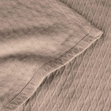100% Cotton Thermal Blanket – Diamond Weave All-Season, Lightweight & Breathable